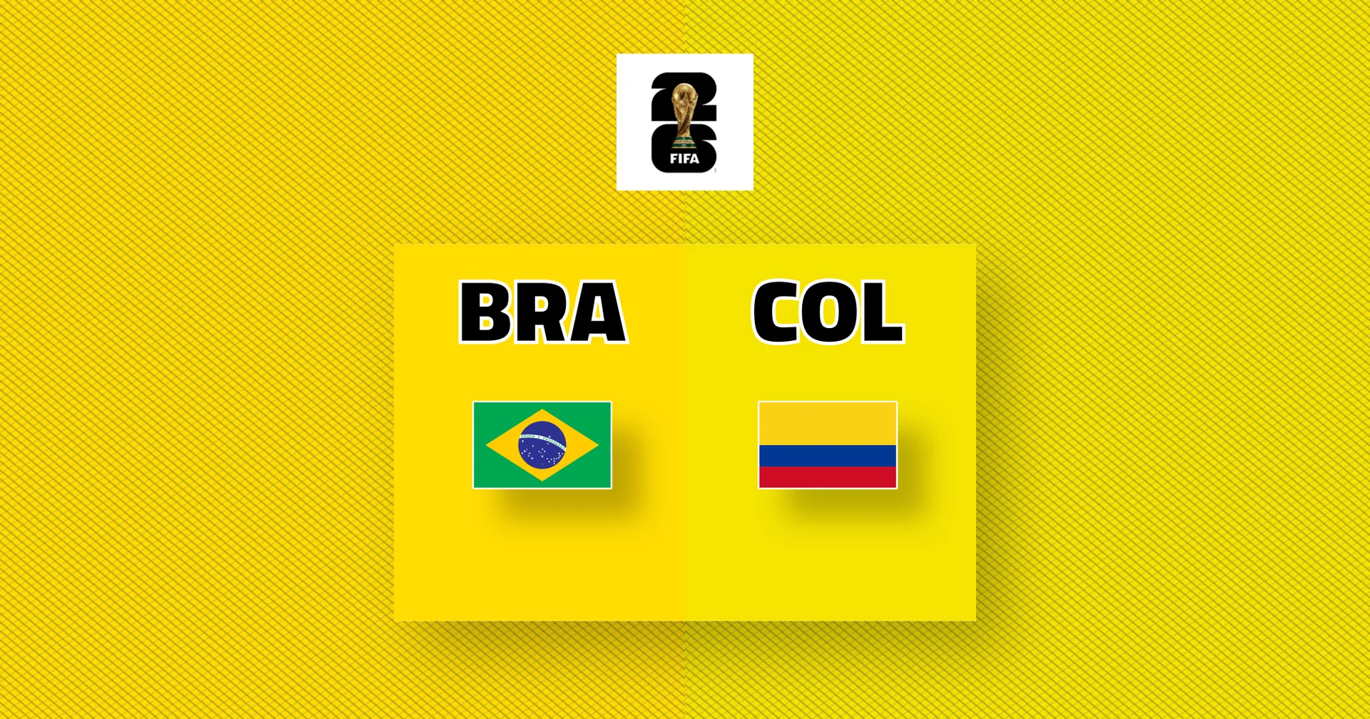 Copa Mundial » Brasil contra Colombia » Alineación