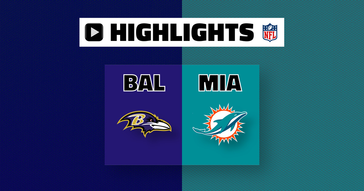 NFL Highlights: Ravens @ Dolphins NFL Highlights: Ravens @ Dolphins