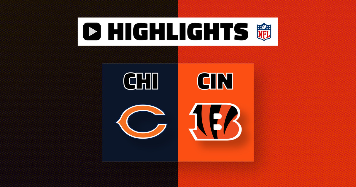 NFL Highlights: Bears @ Bengals