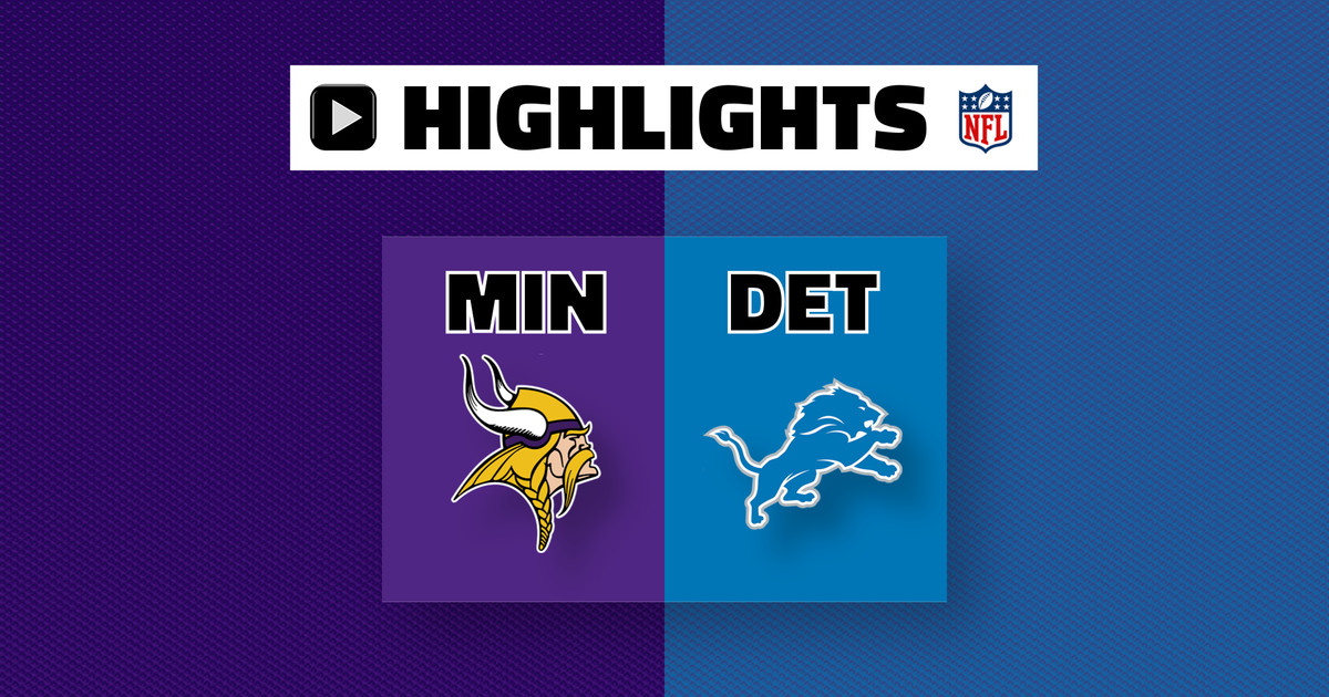 NFL Highlights: Vikings @ Lions