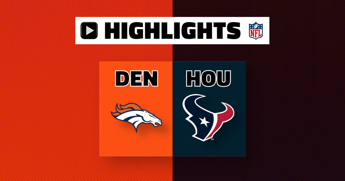 NFL Highlights: Broncos @ Texans