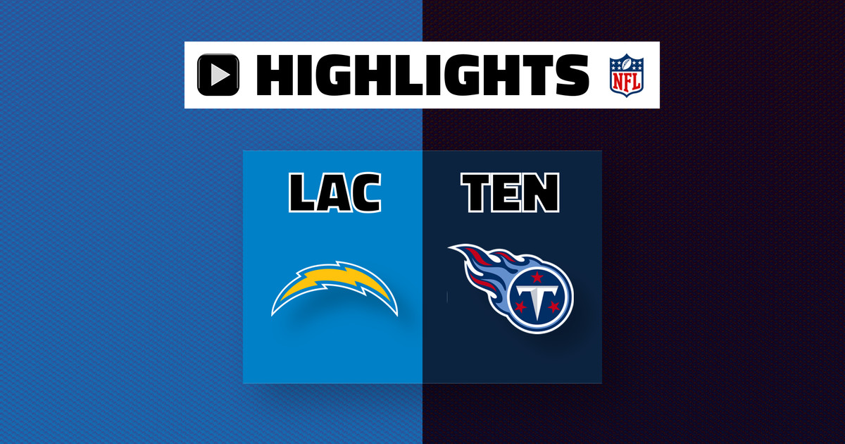 NFL Highlights: Chargers @ Titans