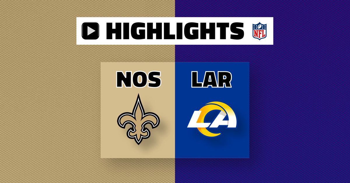 NFL Highlights: Saints @ Rams