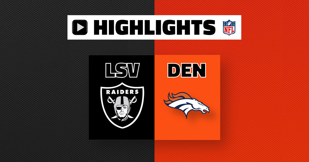 NFL Highlights: Raiders @ Broncos NFL Highlights: Raiders @ Broncos