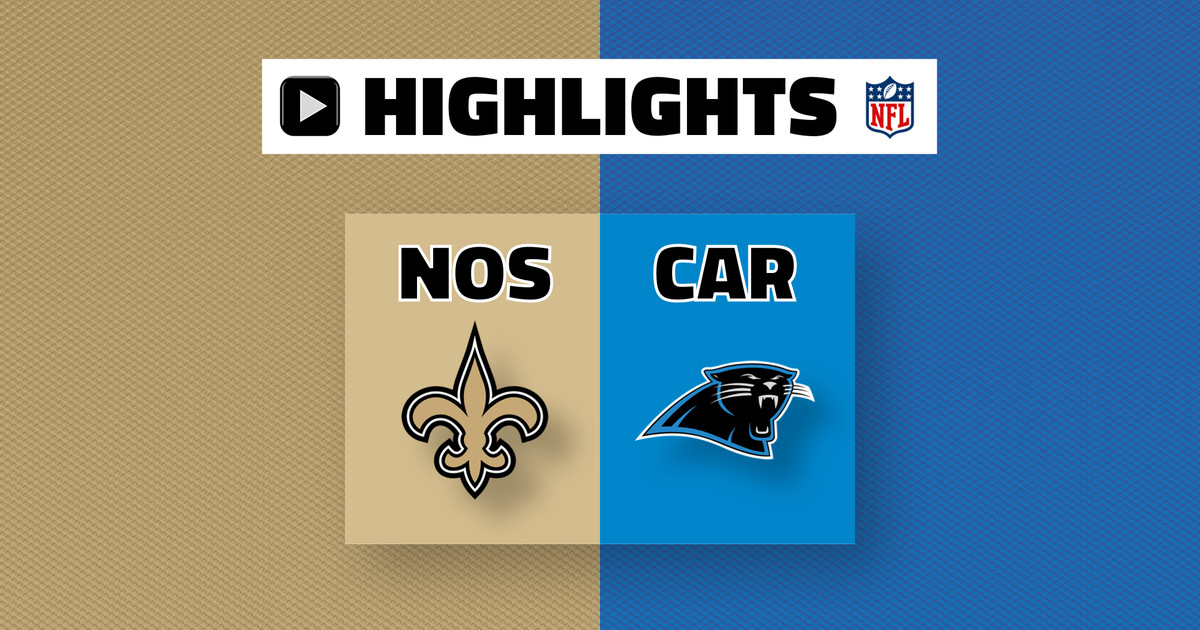 NFL Highlights: Saints @ Panthers