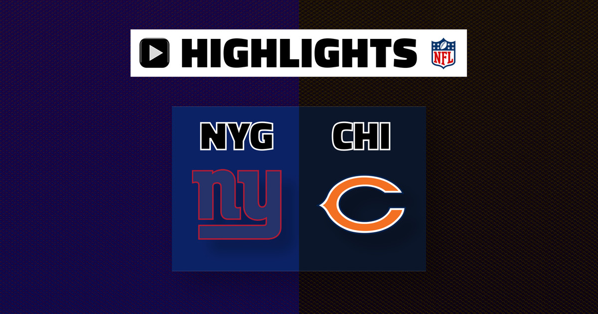 NFL Highlights: Giants @ Bears