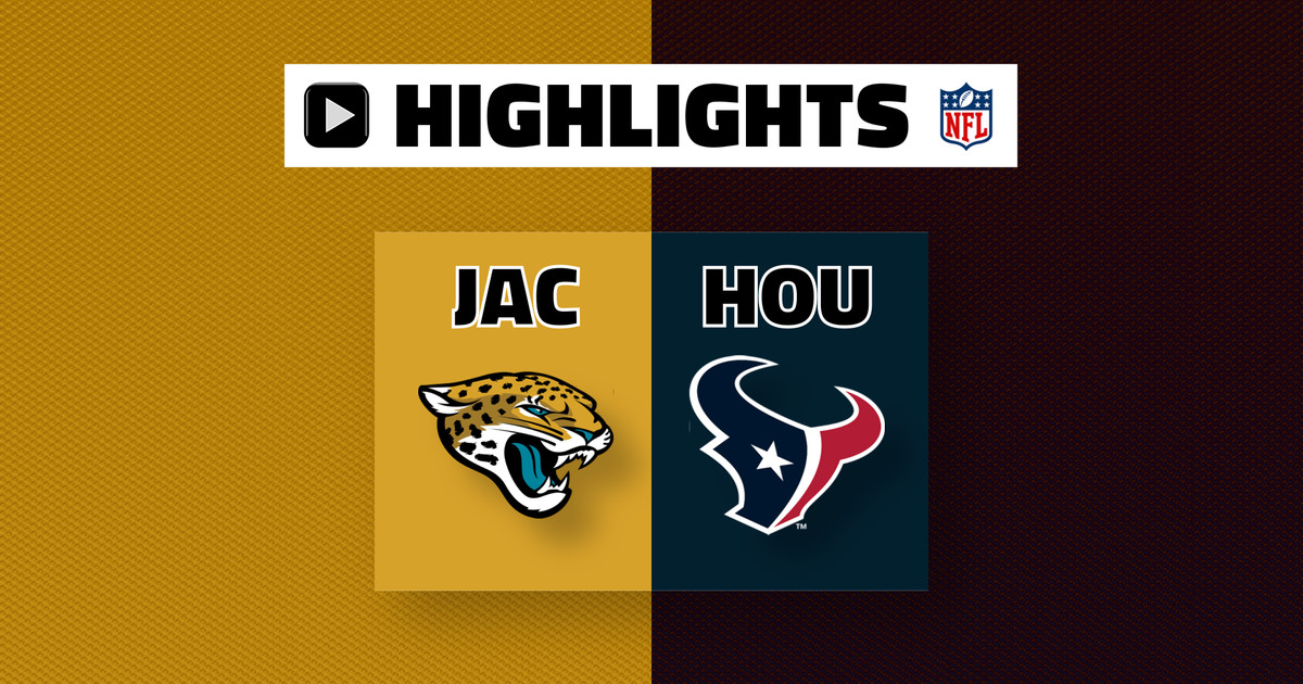 NFL Highlights: Jaguars @ Texans