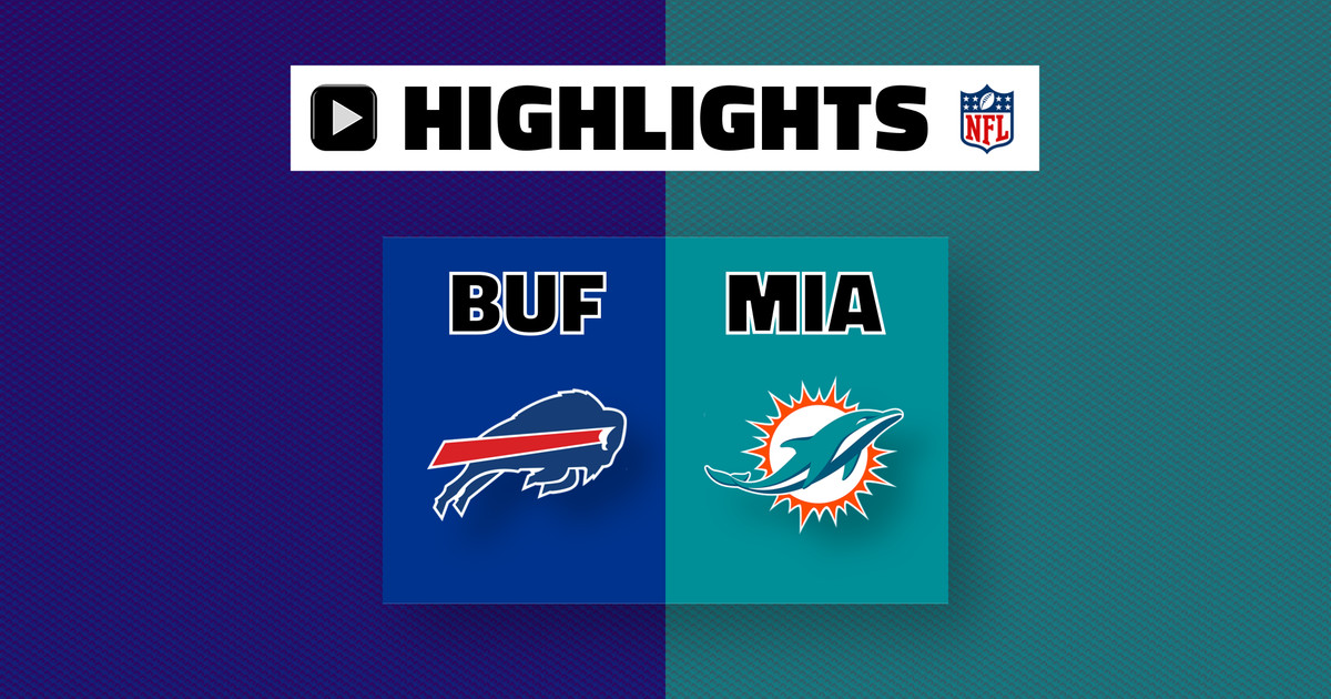 NFL Highlights: Bills @ Dolphins