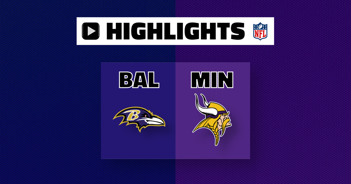 NFL Highlights: Ravens @ Vikings