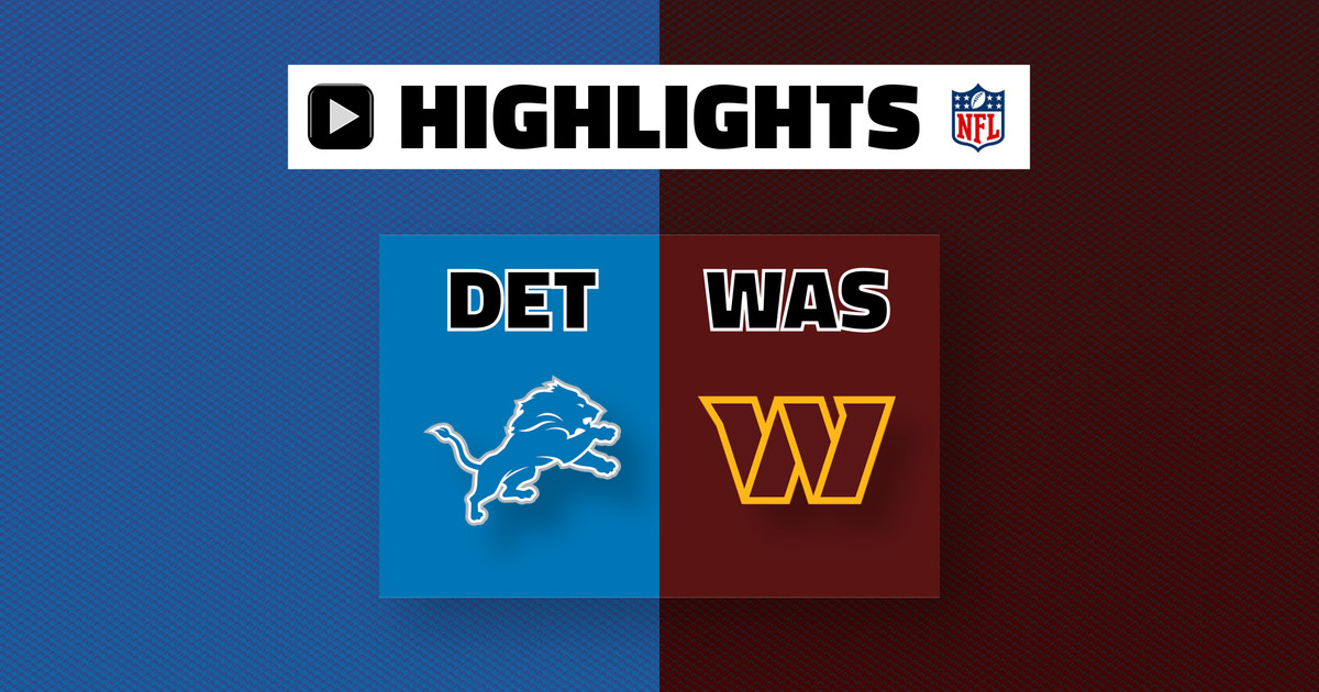 NFL Highlights: Lions @ Commanders NFL Highlights: Lions @ Commanders
